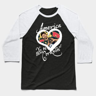 America, yo te llevo en el corazon Baseball T-Shirt